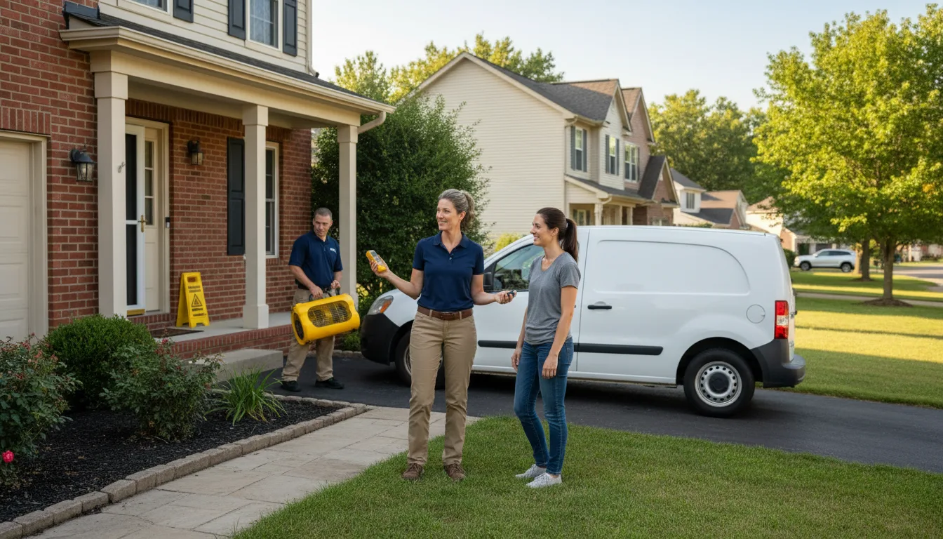Water restoration image for Fire And Smoke Damage Restoration in Kirvin, TX